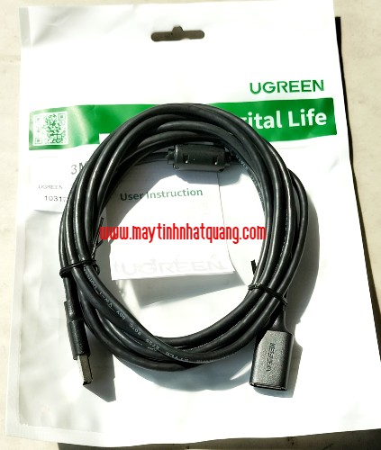 Cáp USB 2.0 nối dài 3m Ugreen 10317